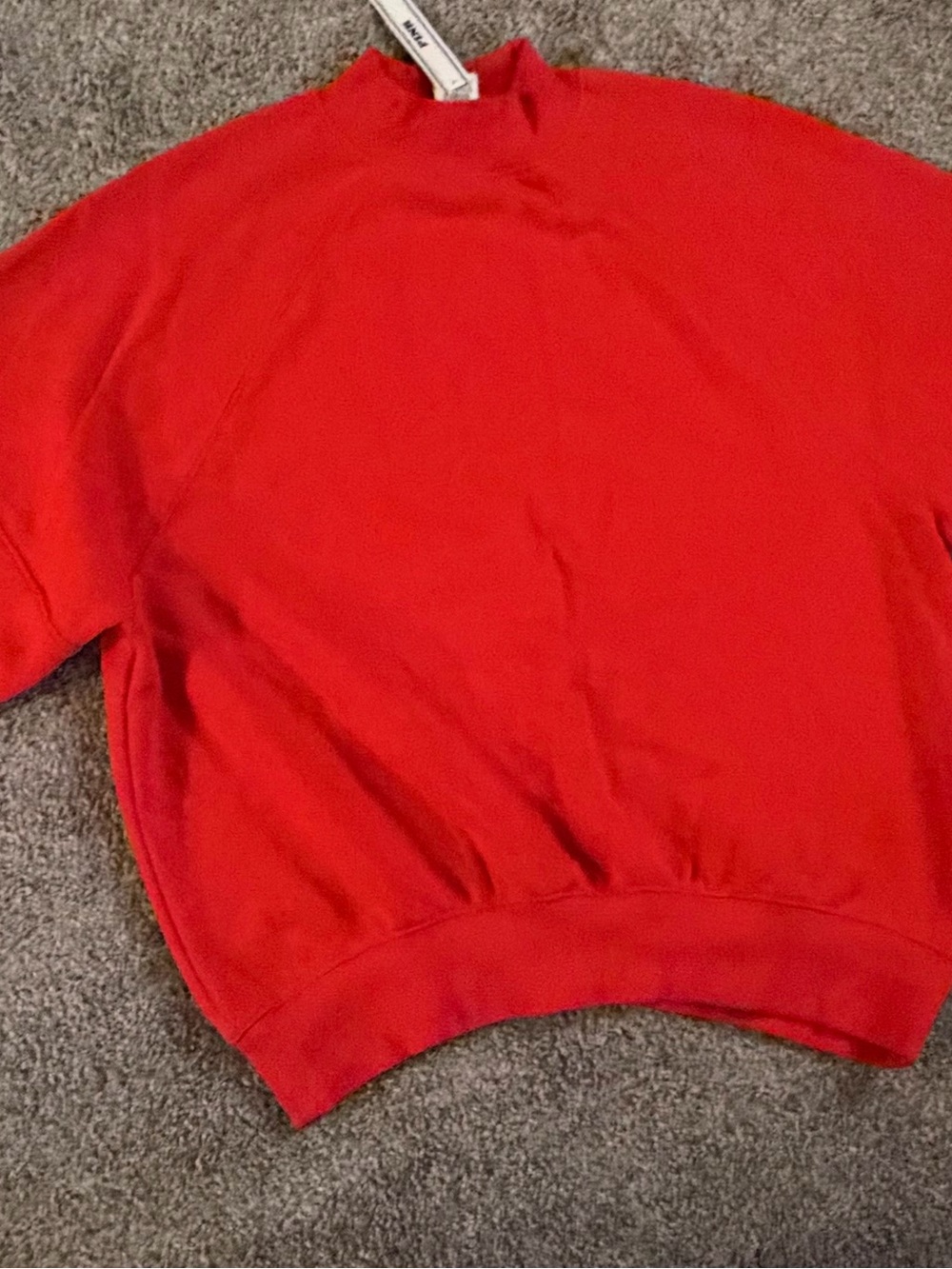 PINK Victoria's Secret Bright Red Crewneck Sweater